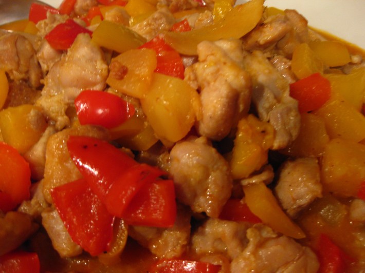 Sweet and sour chicken