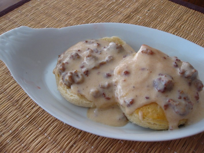 Biscuits and gravy